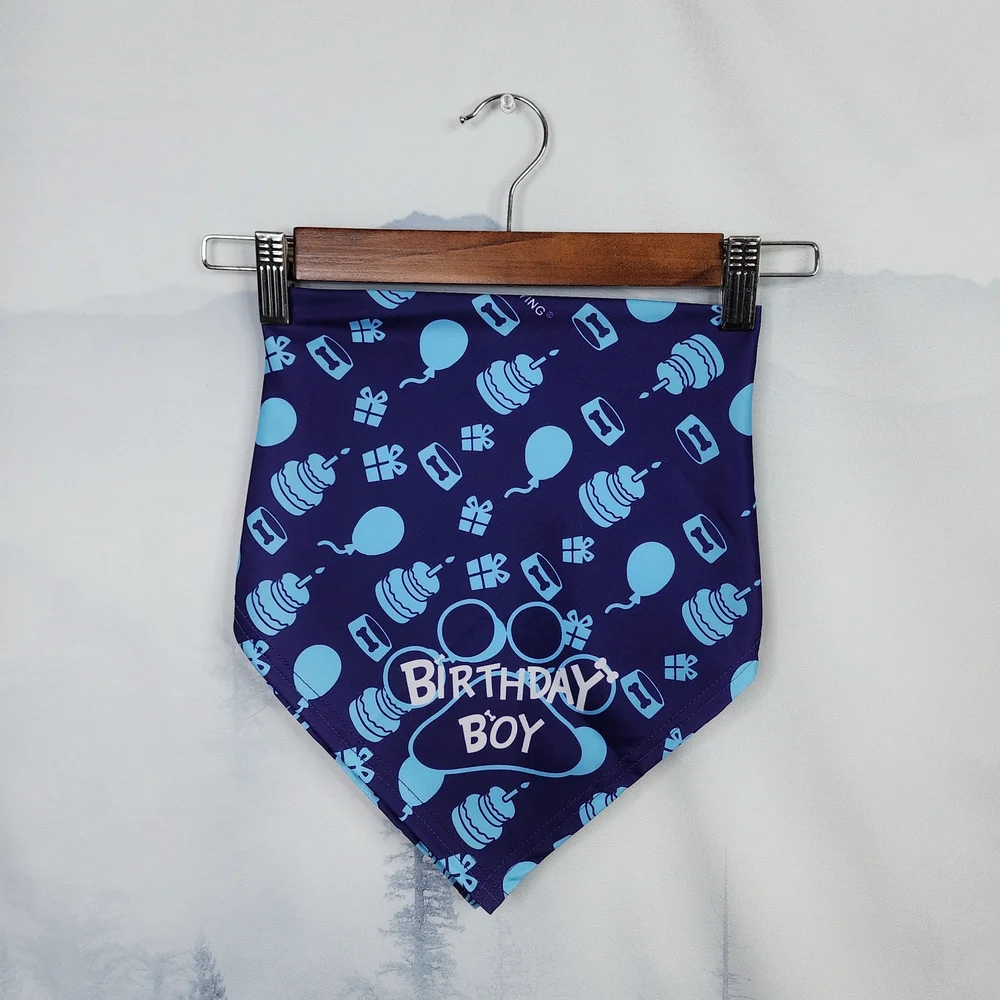 Dog Birthday Boy Welcome To My Party Bandana OSFM